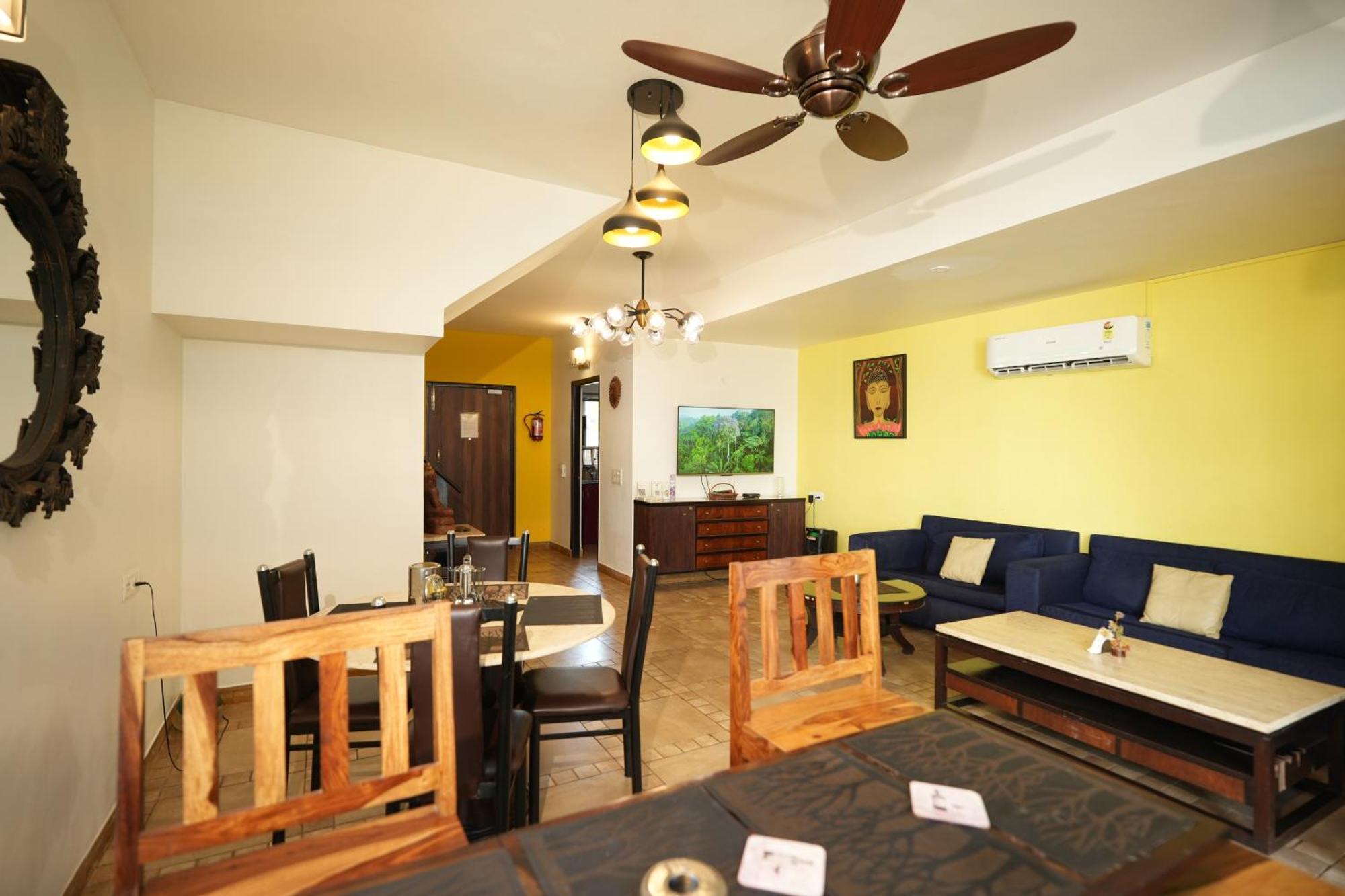Villa M - Jia 3- 3Bhk In Candolim, Pool Facing, Near Beach, Breakfast Included Exteriör bild