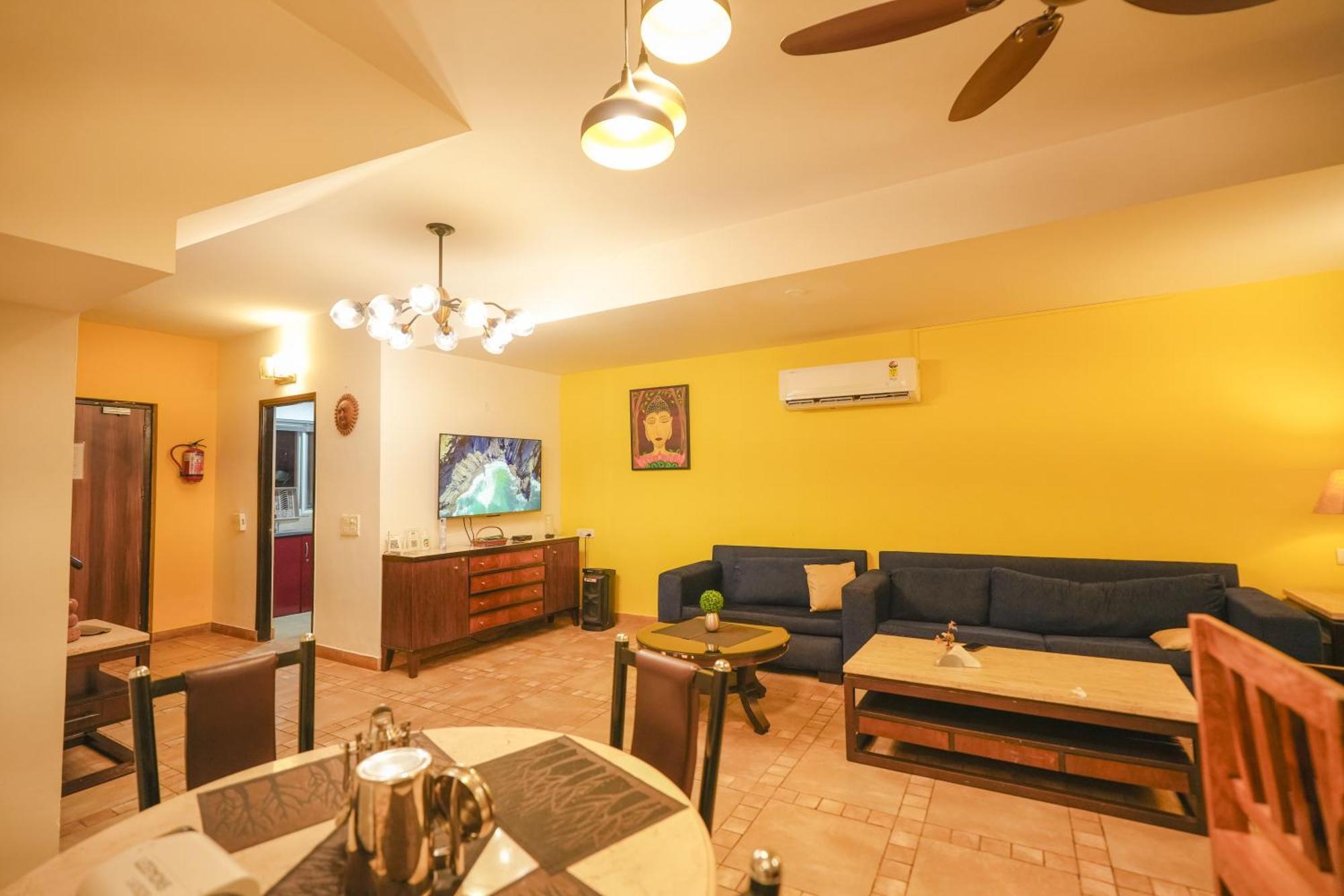 Villa M - Jia 3- 3Bhk In Candolim, Pool Facing, Near Beach, Breakfast Included Exteriör bild