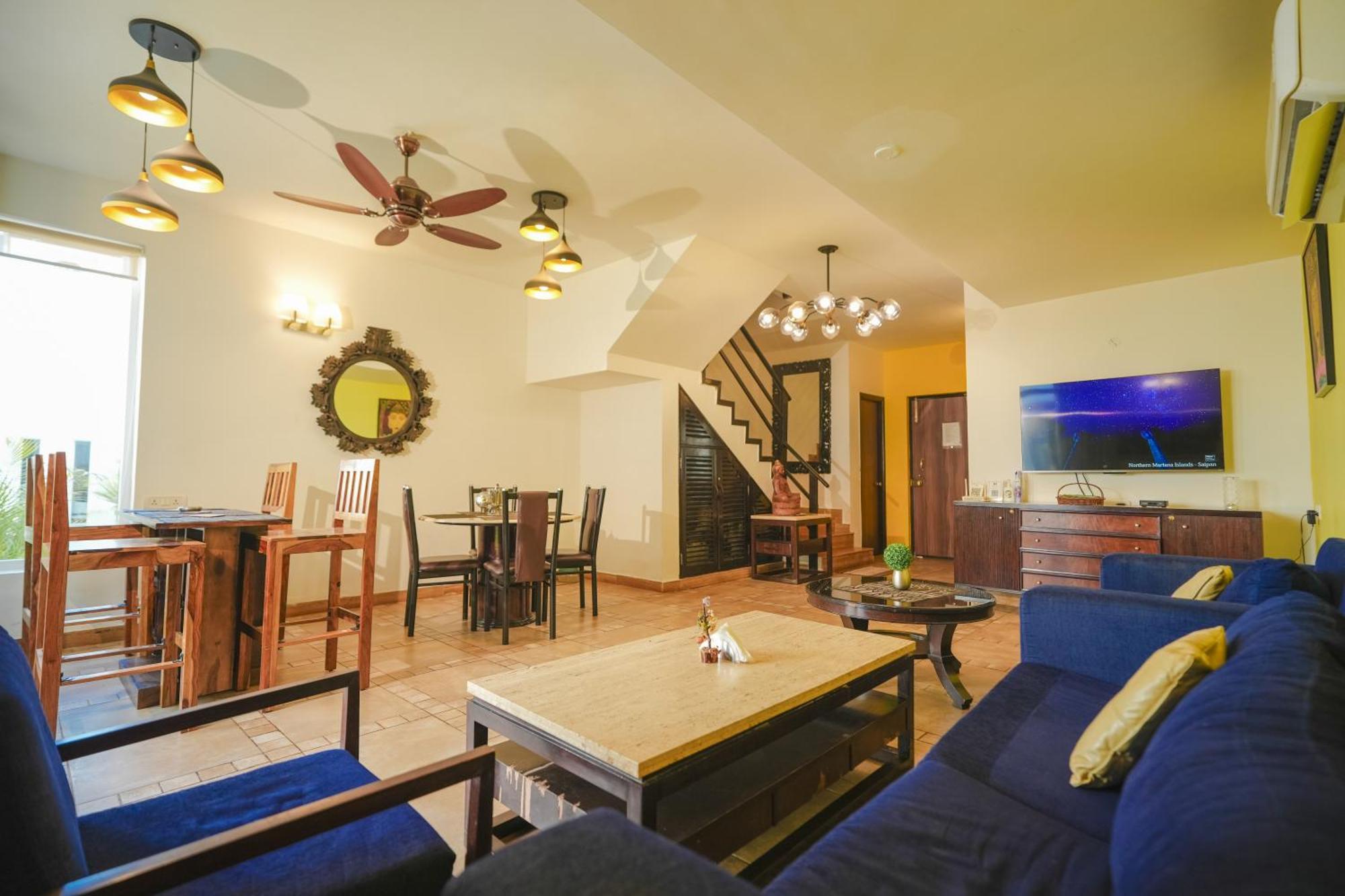 Villa M - Jia 3- 3Bhk In Candolim, Pool Facing, Near Beach, Breakfast Included Exteriör bild