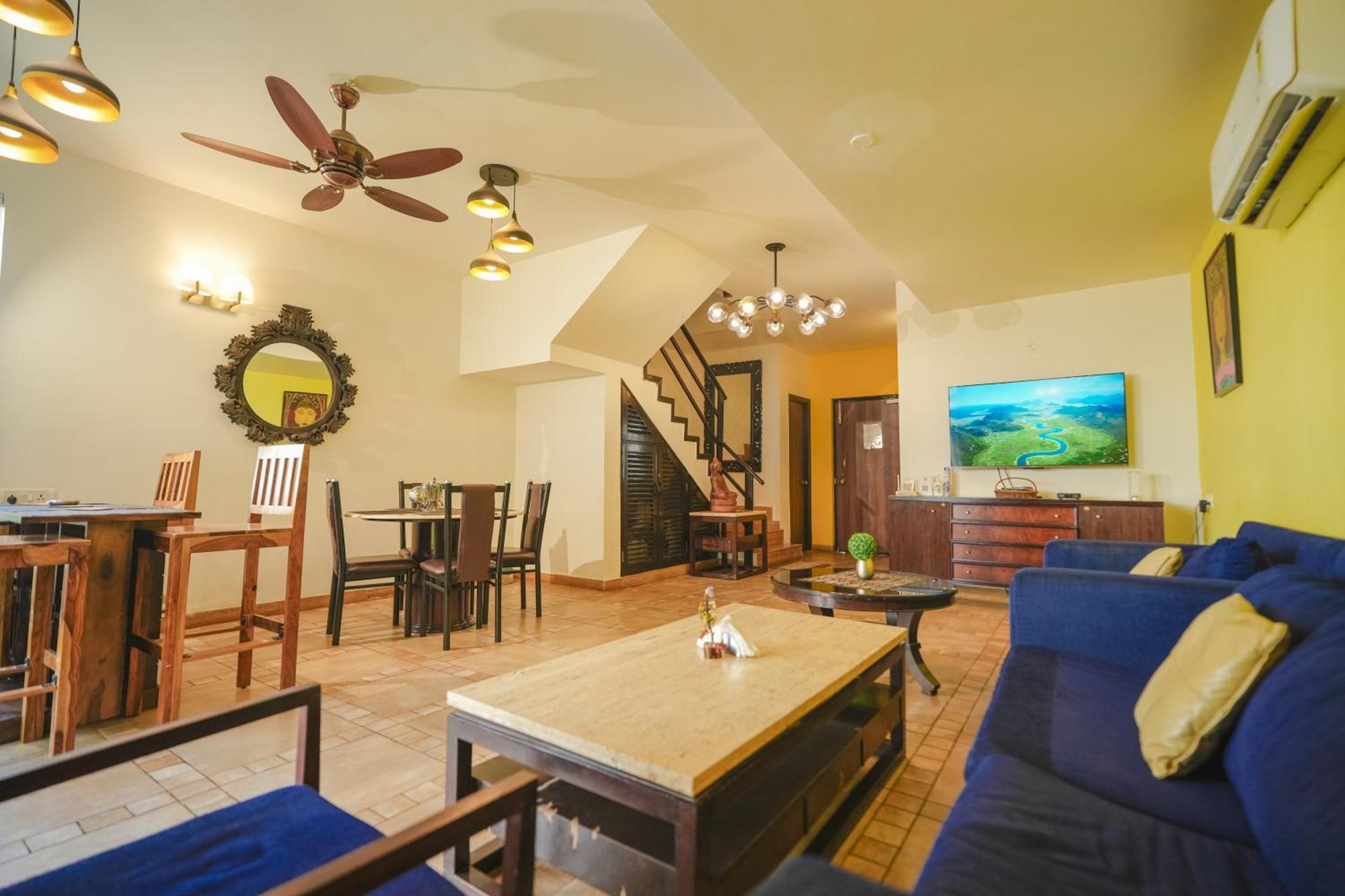 Villa M - Jia 3- 3Bhk In Candolim, Pool Facing, Near Beach, Breakfast Included Exteriör bild