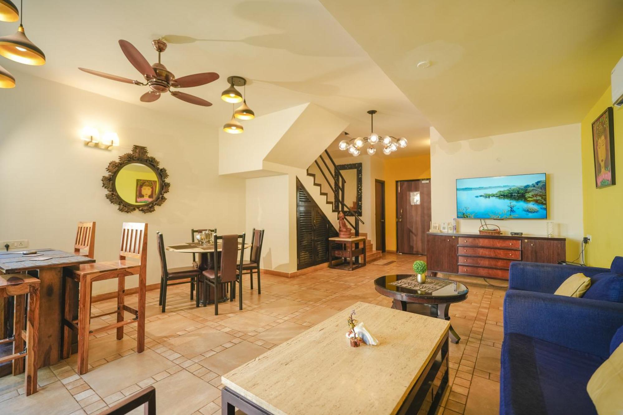 Villa M - Jia 3- 3Bhk In Candolim, Pool Facing, Near Beach, Breakfast Included Exteriör bild