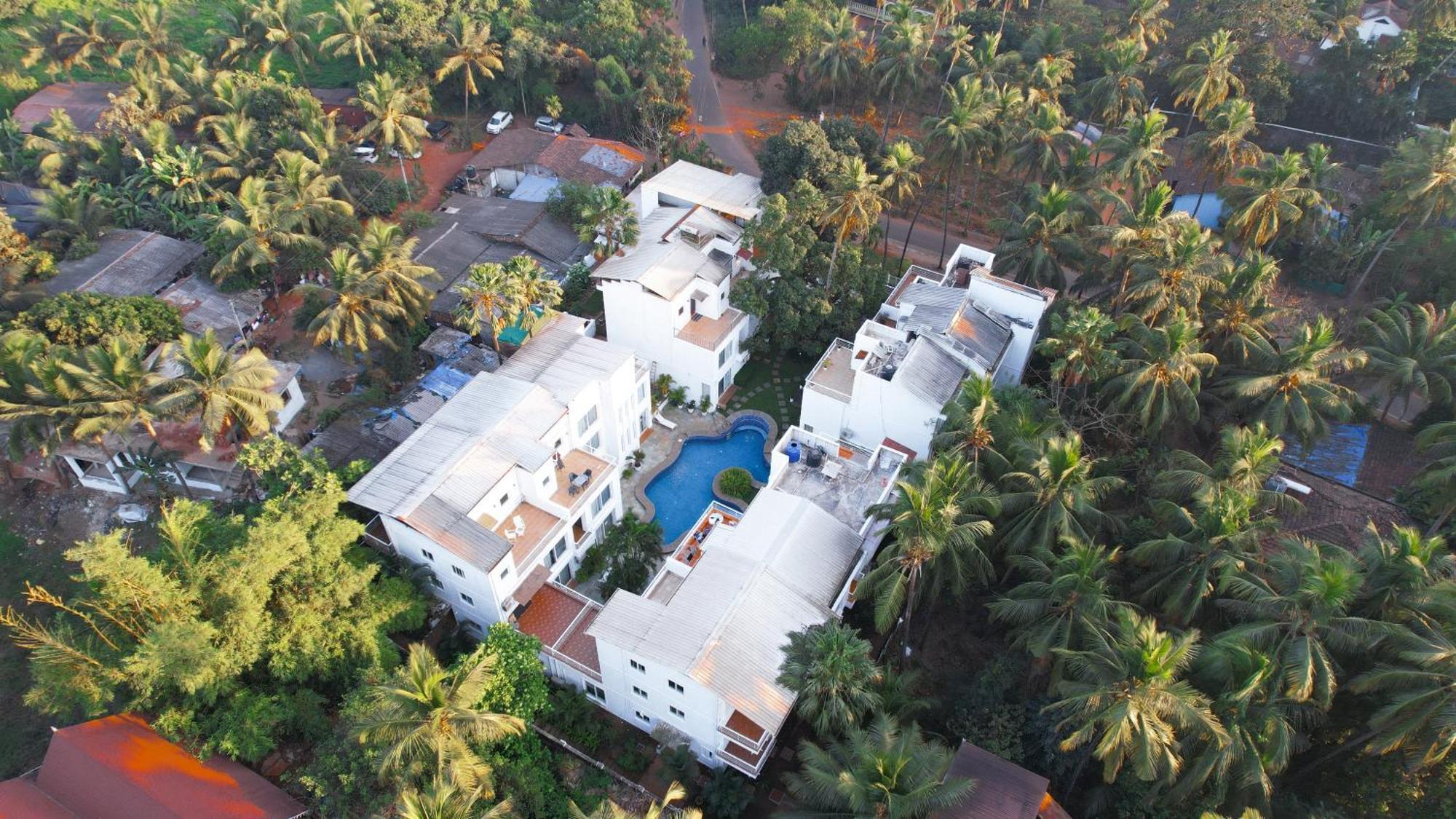 Villa M - Jia 3- 3Bhk In Candolim, Pool Facing, Near Beach, Breakfast Included Exteriör bild
