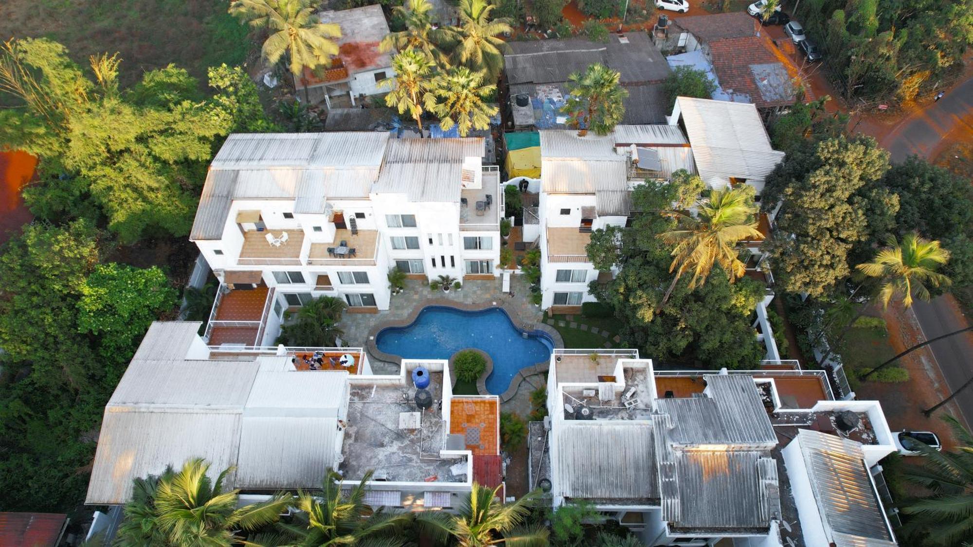 Villa M - Jia 3- 3Bhk In Candolim, Pool Facing, Near Beach, Breakfast Included Exteriör bild