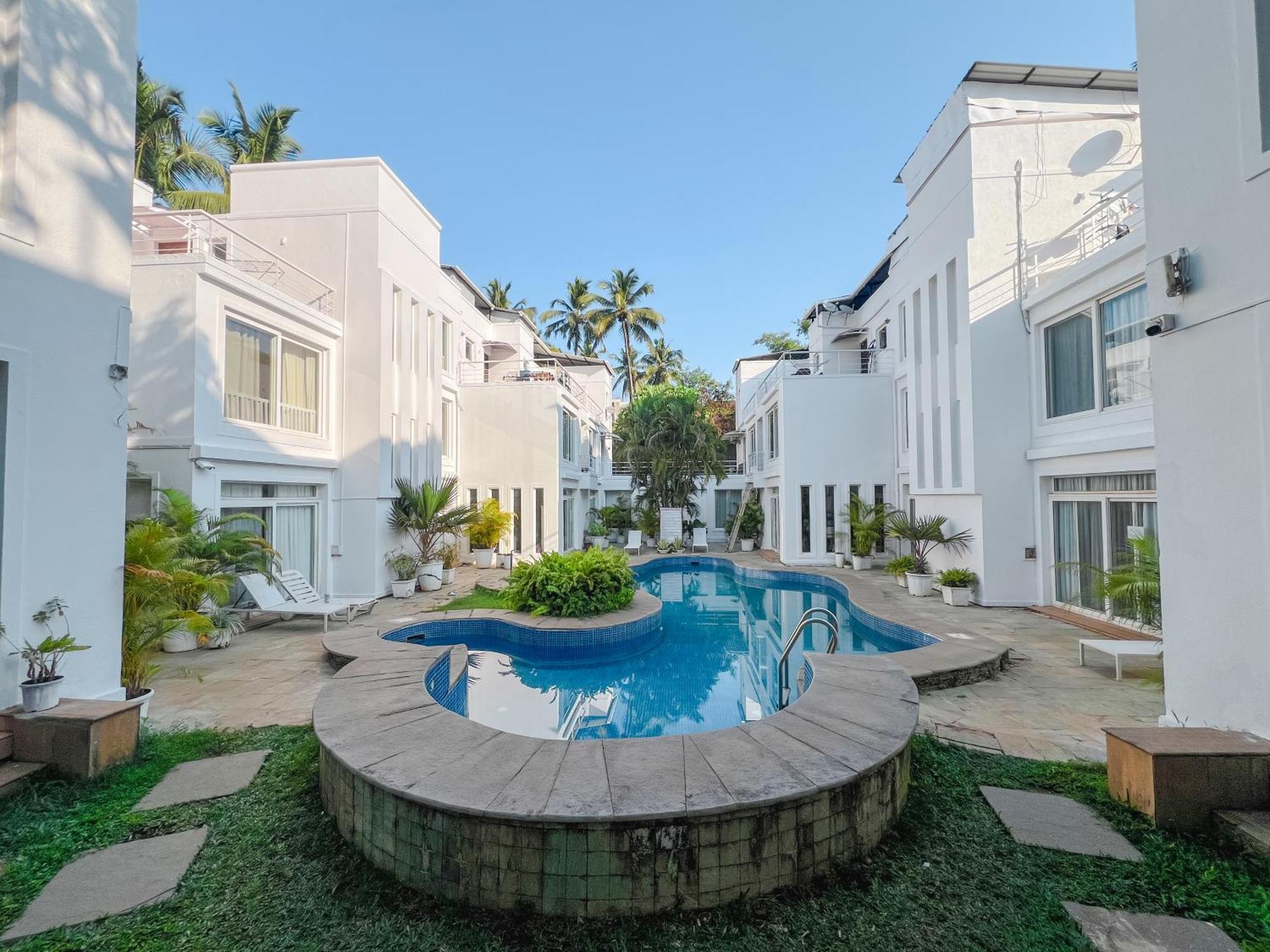 Villa M - Jia 3- 3Bhk In Candolim, Pool Facing, Near Beach, Breakfast Included Exteriör bild