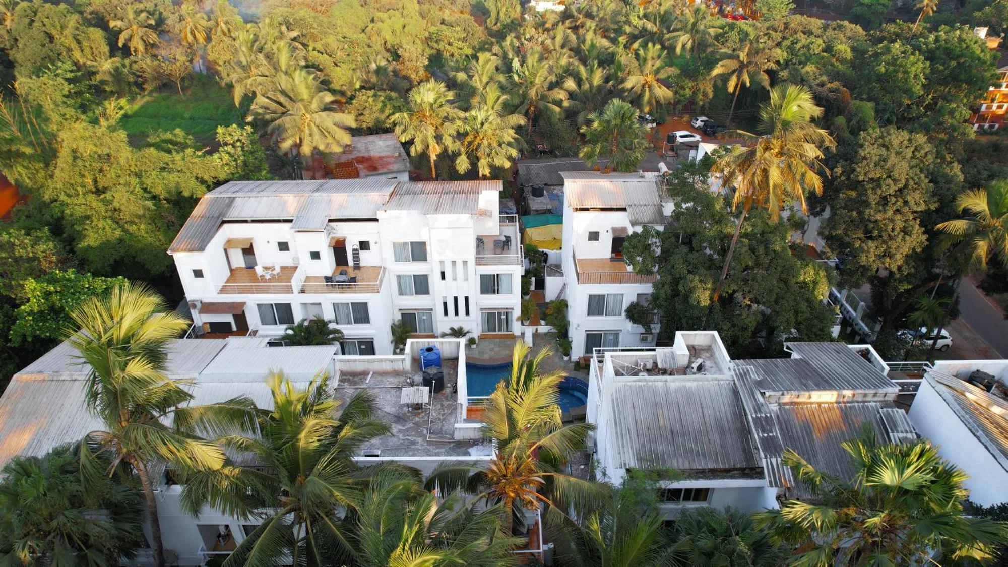 Villa M - Jia 3- 3Bhk In Candolim, Pool Facing, Near Beach, Breakfast Included Exteriör bild