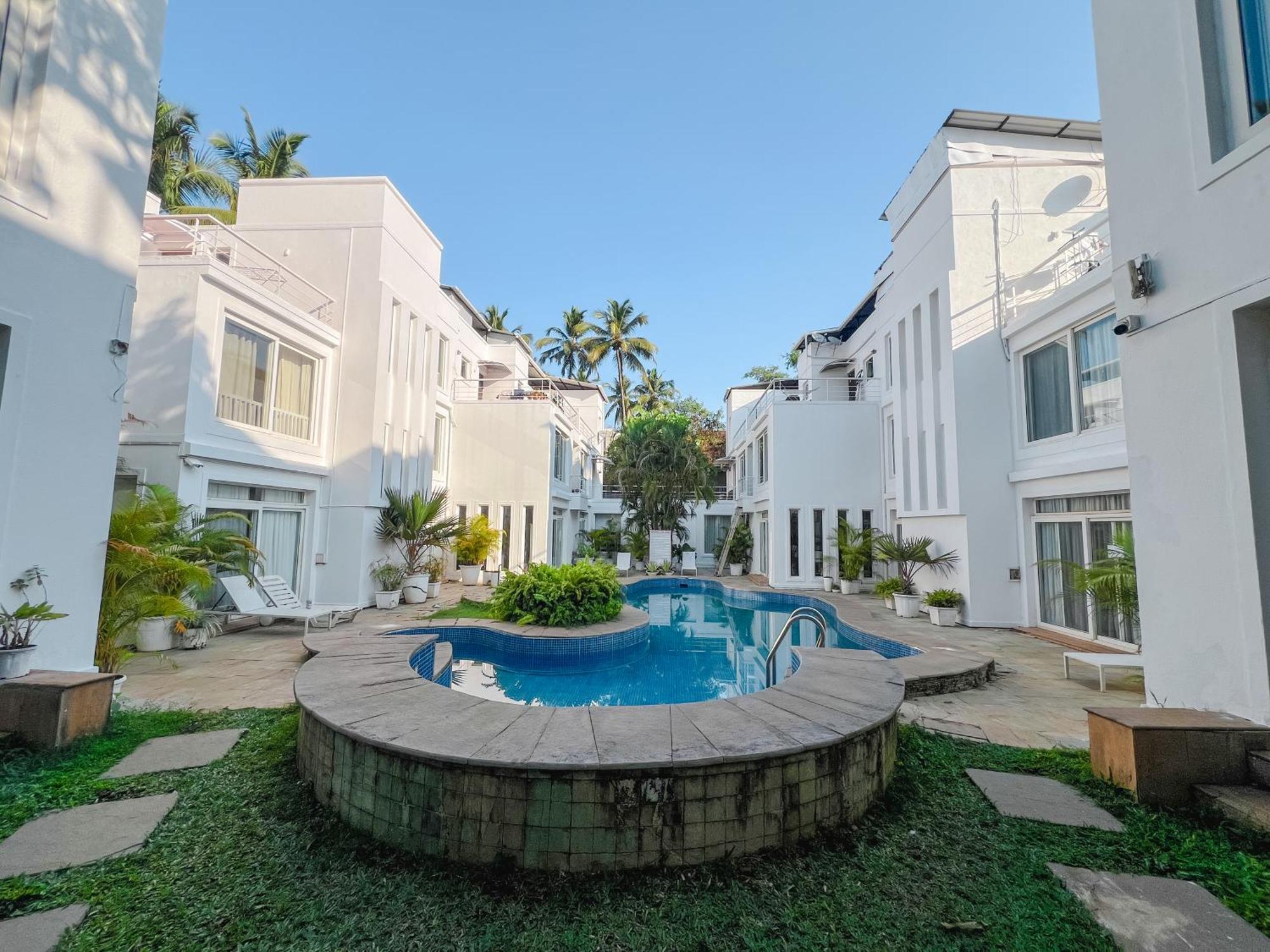 Villa M - Jia 3- 3Bhk In Candolim, Pool Facing, Near Beach, Breakfast Included Exteriör bild