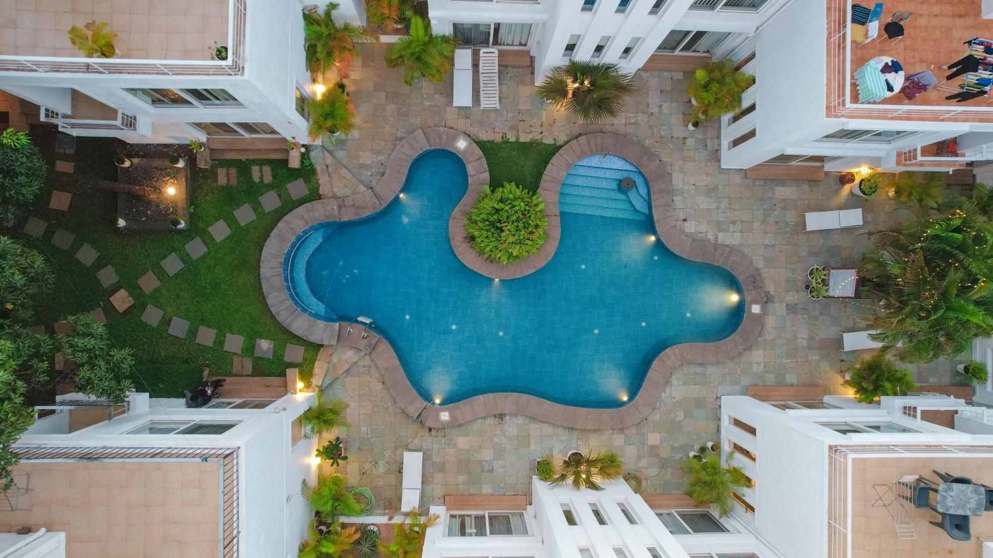 Villa M - Jia 3- 3Bhk In Candolim, Pool Facing, Near Beach, Breakfast Included Exteriör bild
